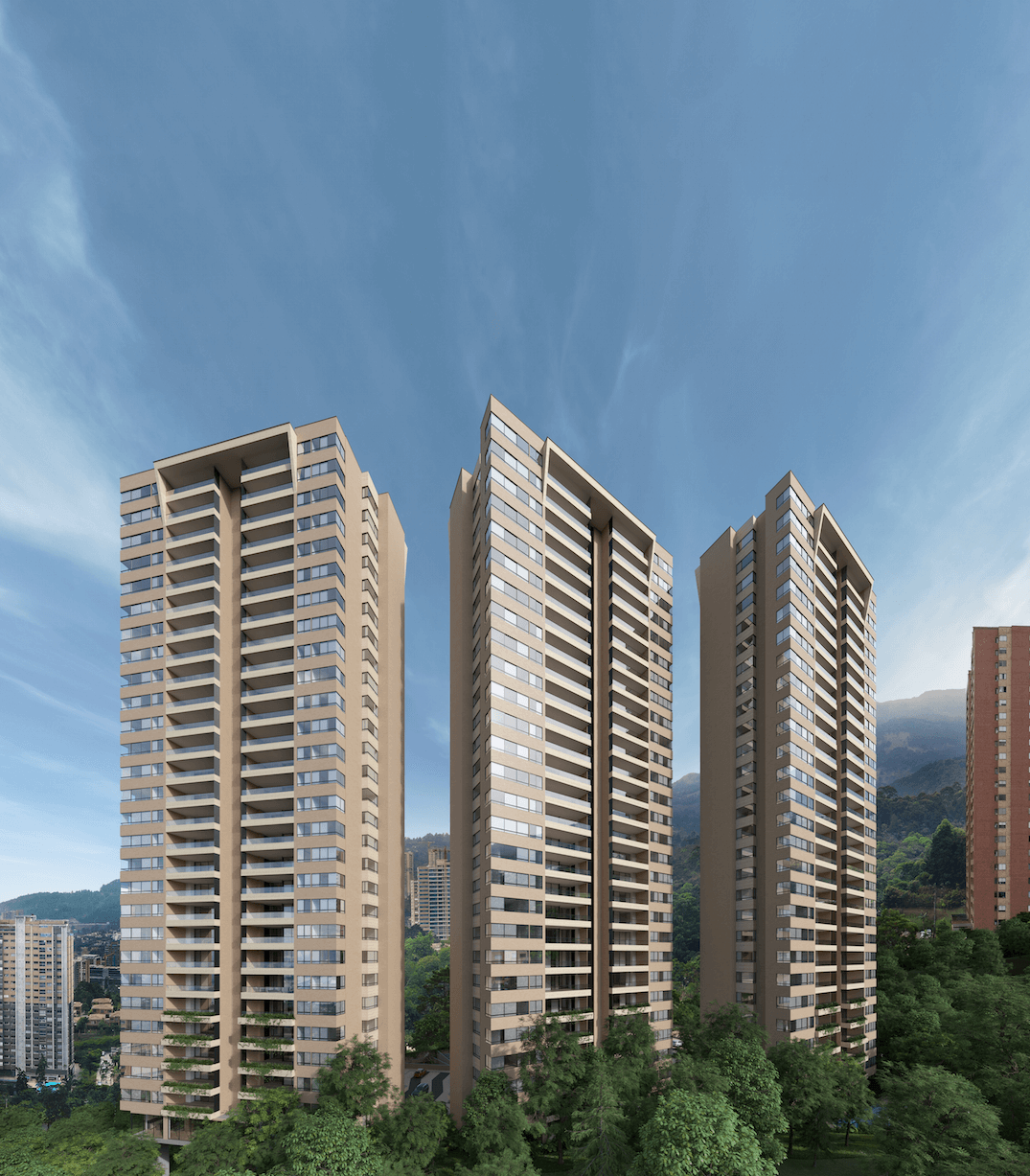Almendros de la Calera Proyecto de apartamentos en venta en Poblado, La Calera - Medellin